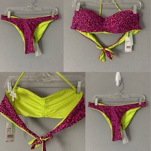 BCBG Reversible 2 Piece Swim Small